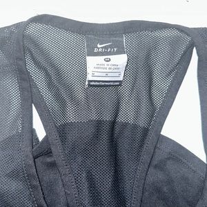 Nike black tank top with mesh details size medium